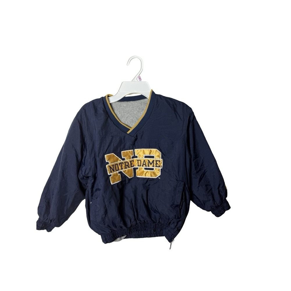 Mighty-Mac Notre Dame Fighting Irish Youth 7‎ pull over jacket fleece lined